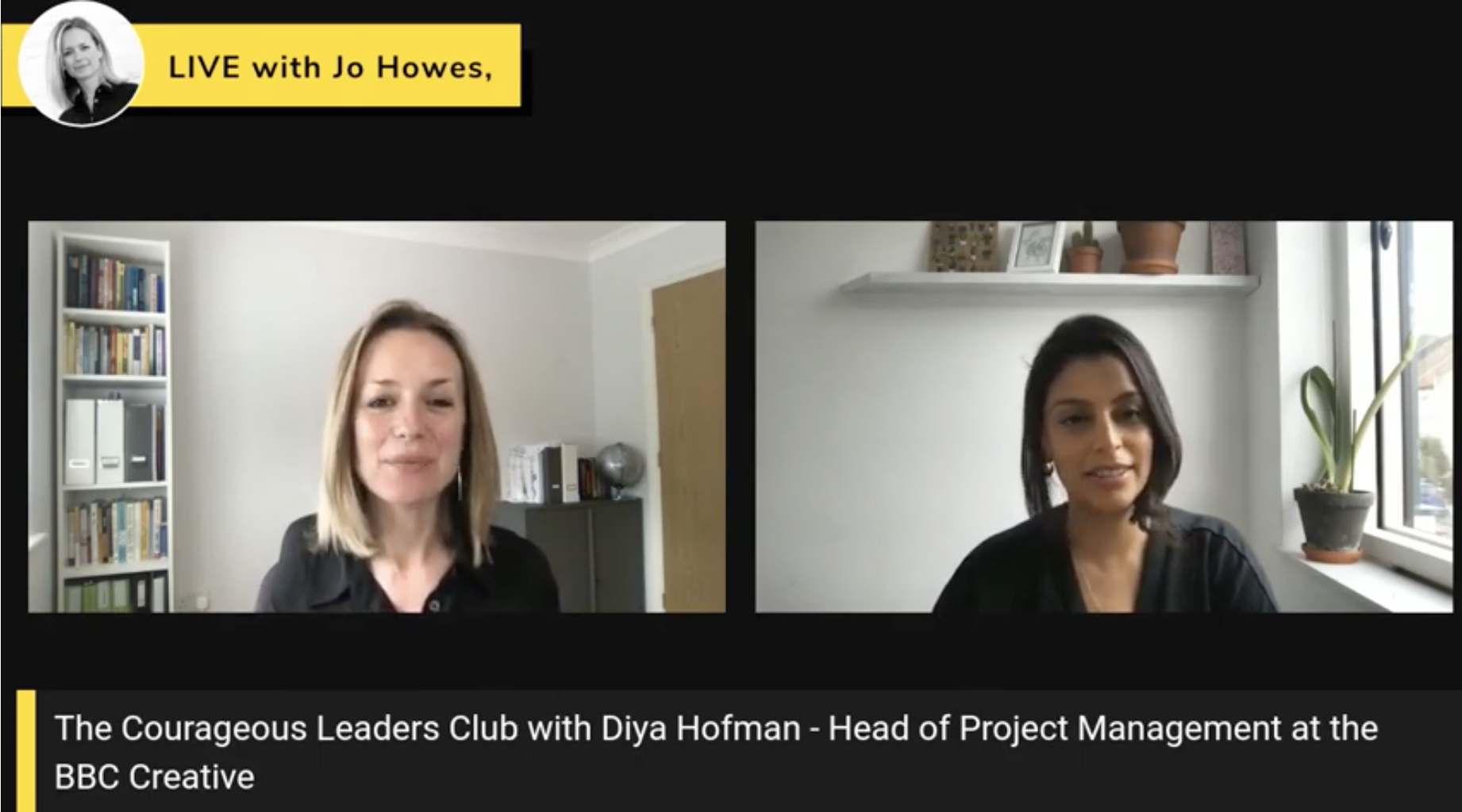 The Courageous Leaders Club with Diya Hofman, Head of PM at BBC Creative
