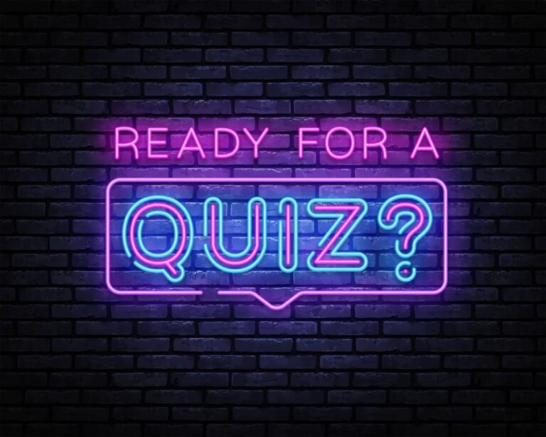 Are you ready for a quiz?