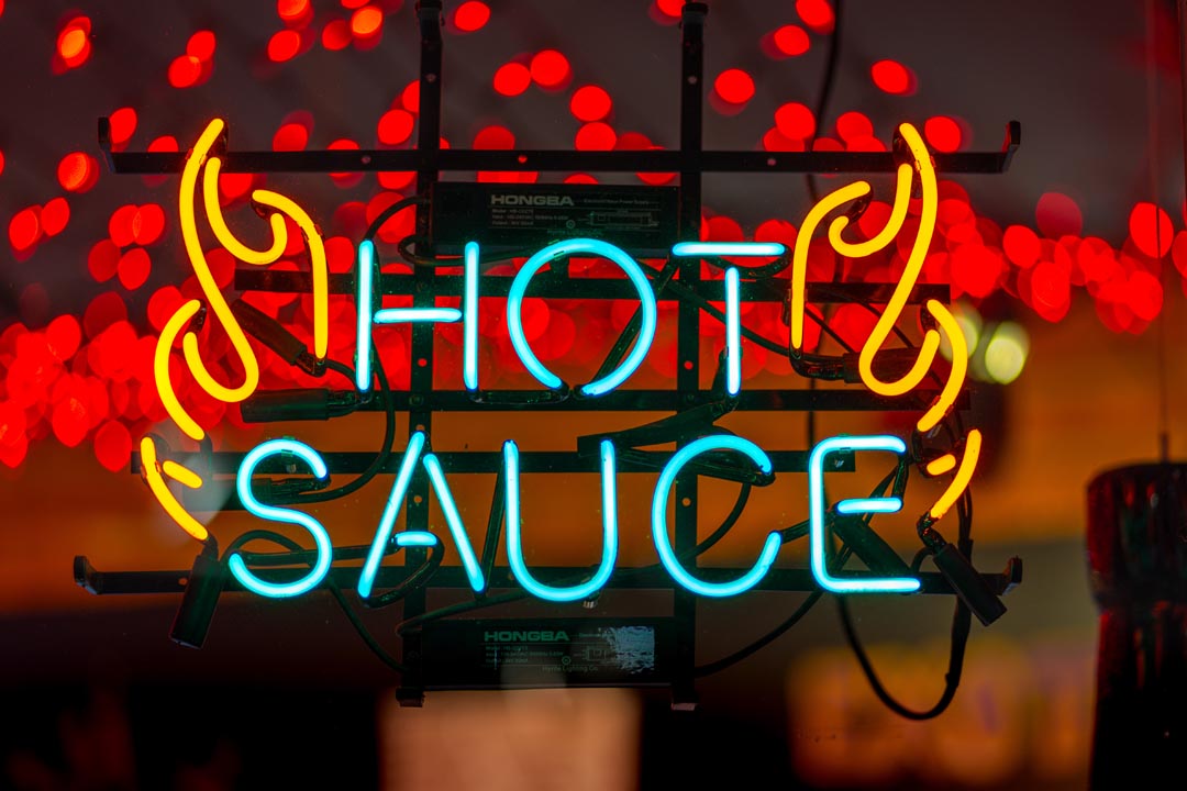 Hot Sauce Sign