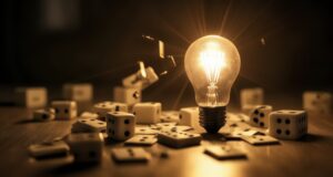 Inspiration strikes - A light bulb moment amidst the chaos of ideas