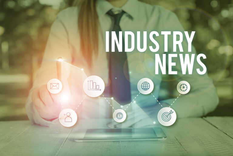 Word writing text Industry News. Business photo showcasing delivering news to the general public or a target public