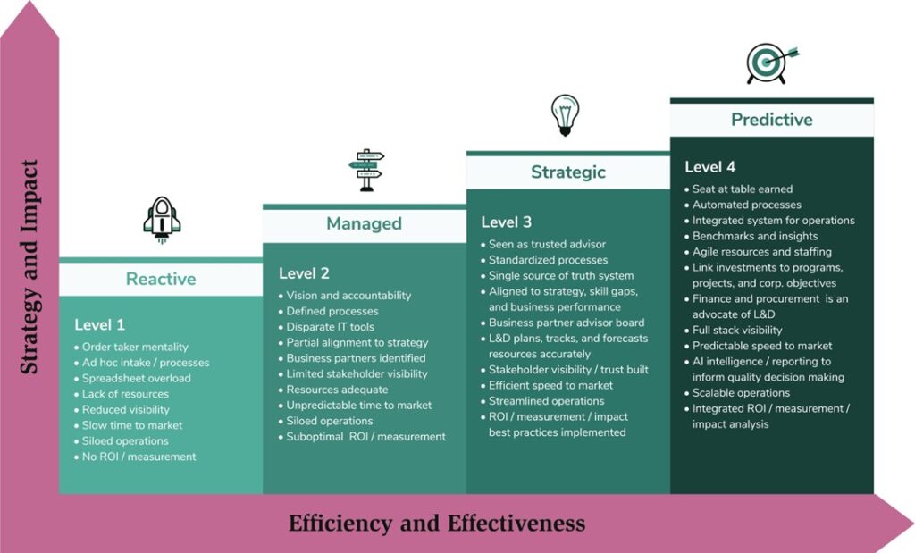 Diagram showing strategy, impact and levels of efficiency and effectiveness (C) Cognota