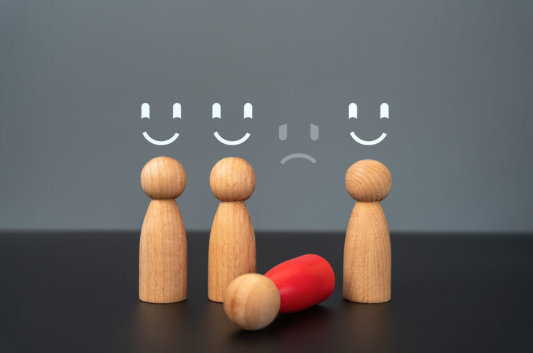 Discontent and dissatisfaction causes depression and dismissal of the participant from the group. Mental health. Every fourth. Problems with alcohol and drugs.