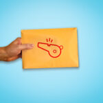 Symbolic Depiction of a Whistle Blower or Informant