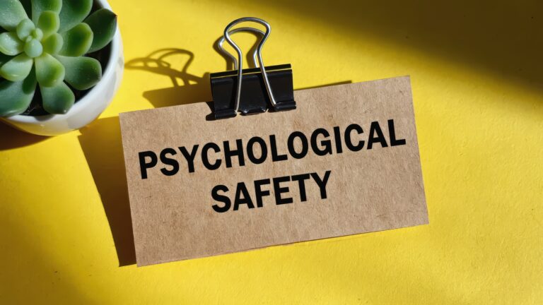 Psychological safety concept with succulent