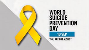 Yellow ribbon for world suicide prevention day