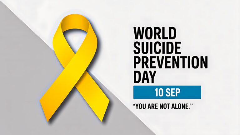 Yellow ribbon for world suicide prevention day