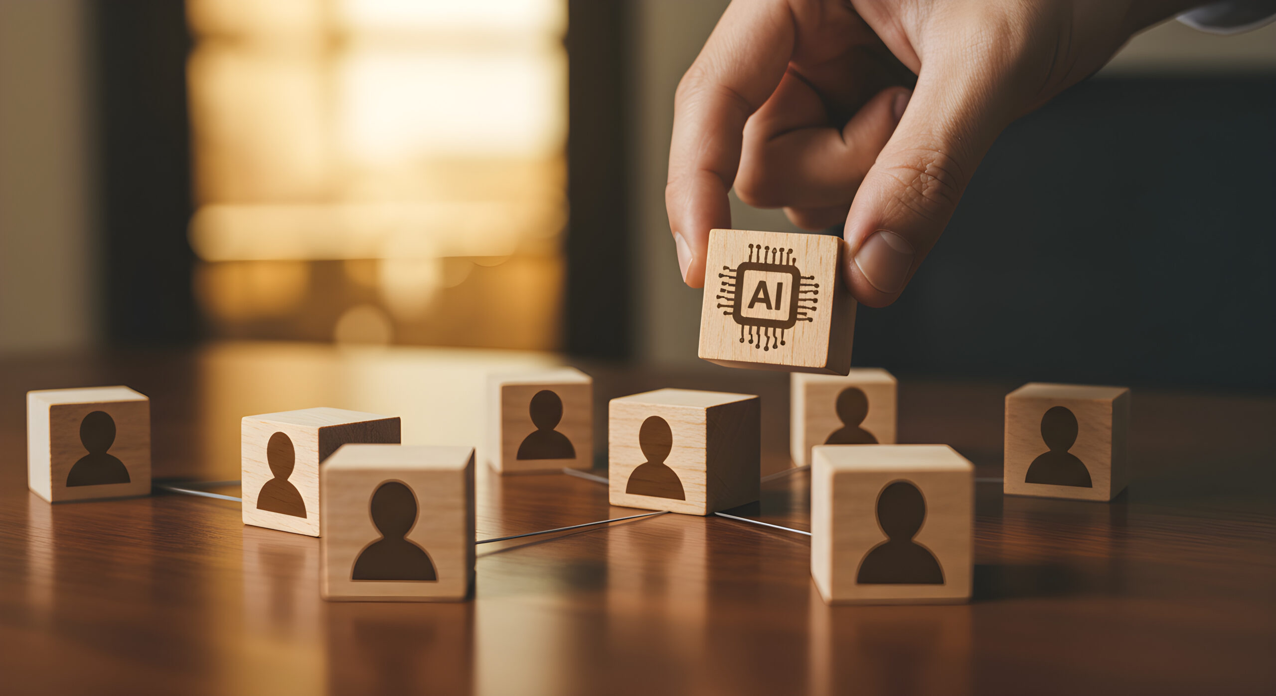 AI Integration Selecting AI for Team, Innovation, Human Resources, Technology Focus