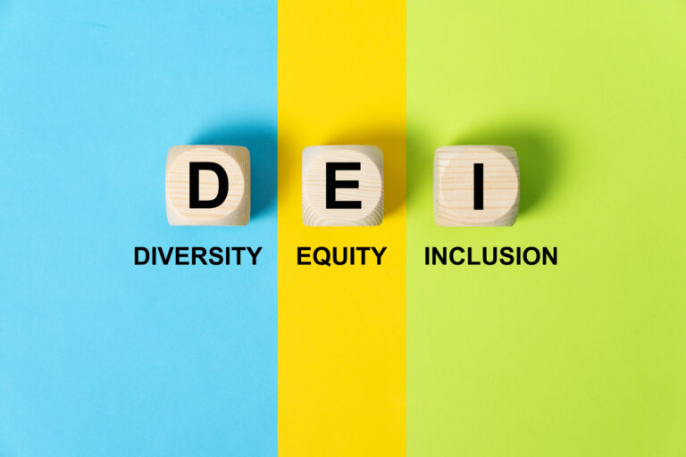 DEI, Diversity, equity and inclusion symbol.