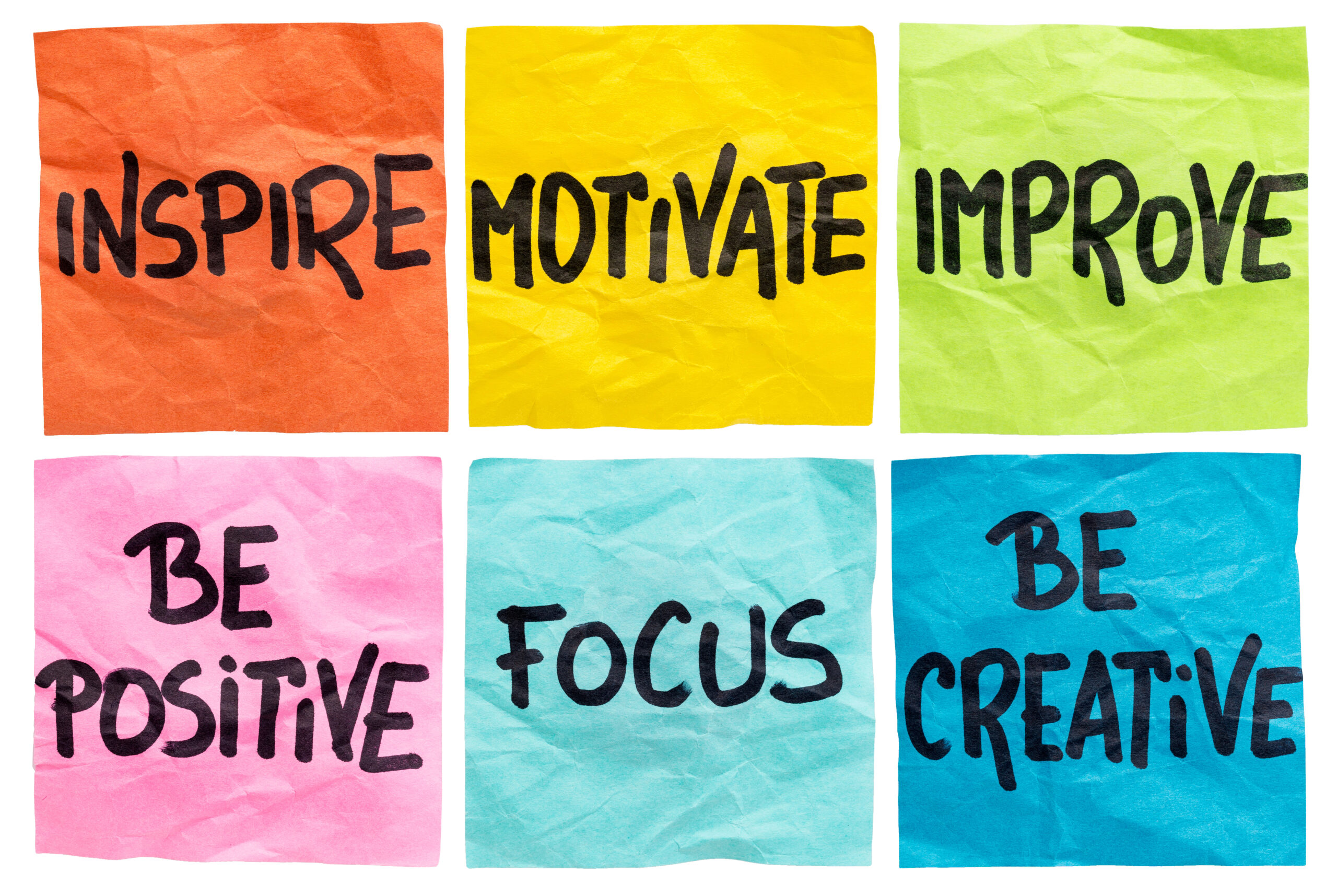 inspire, motivate, improve notes