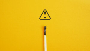 Burnt Match as Abstract concept of Mental Fatigue and Work burnout