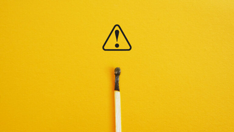 Burnt Match as Abstract concept of Mental Fatigue and Work burnout