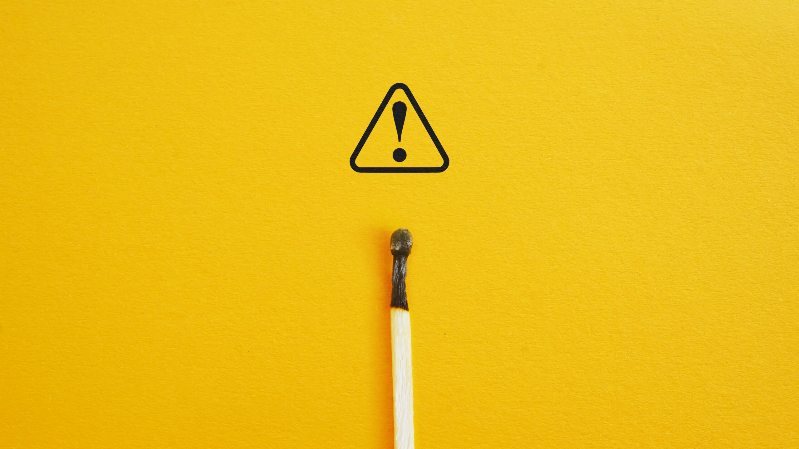 Burnt Match as Abstract concept of Mental Fatigue and Work burnout