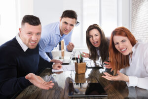 Business Executives Complaining In Office
