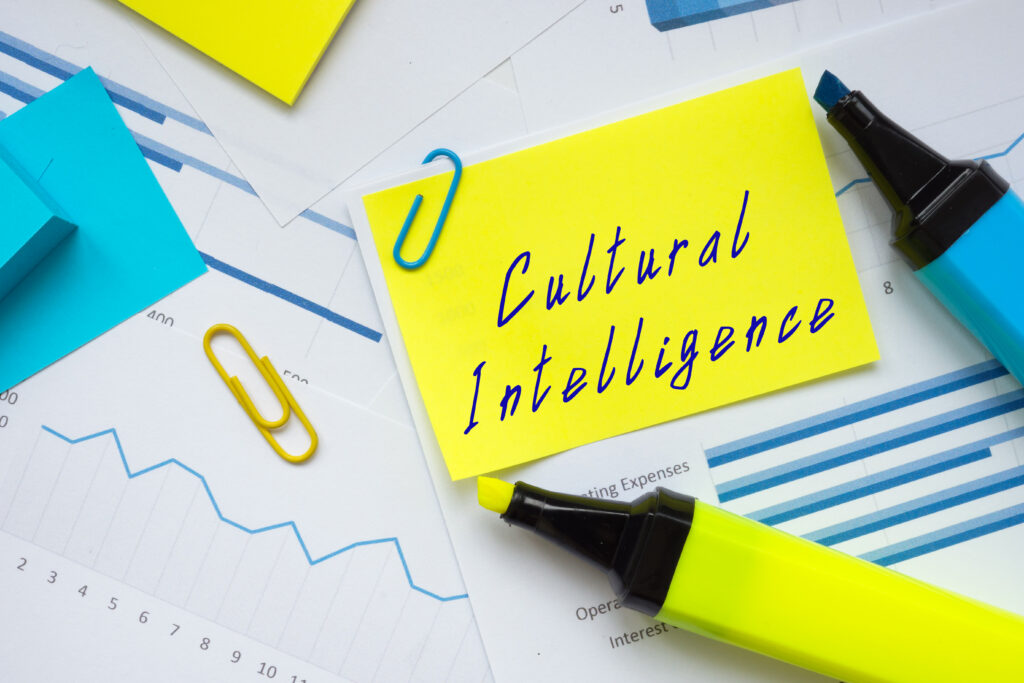 Cultural Intelligence inscription on the sheet.