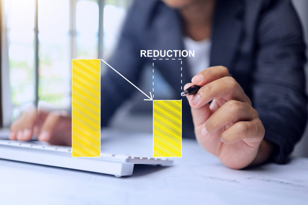 Reduction concept is to reduce unnecessary usage for the organization in order to reduce cost and increase profits for the company, such as reducing electric consumption and water